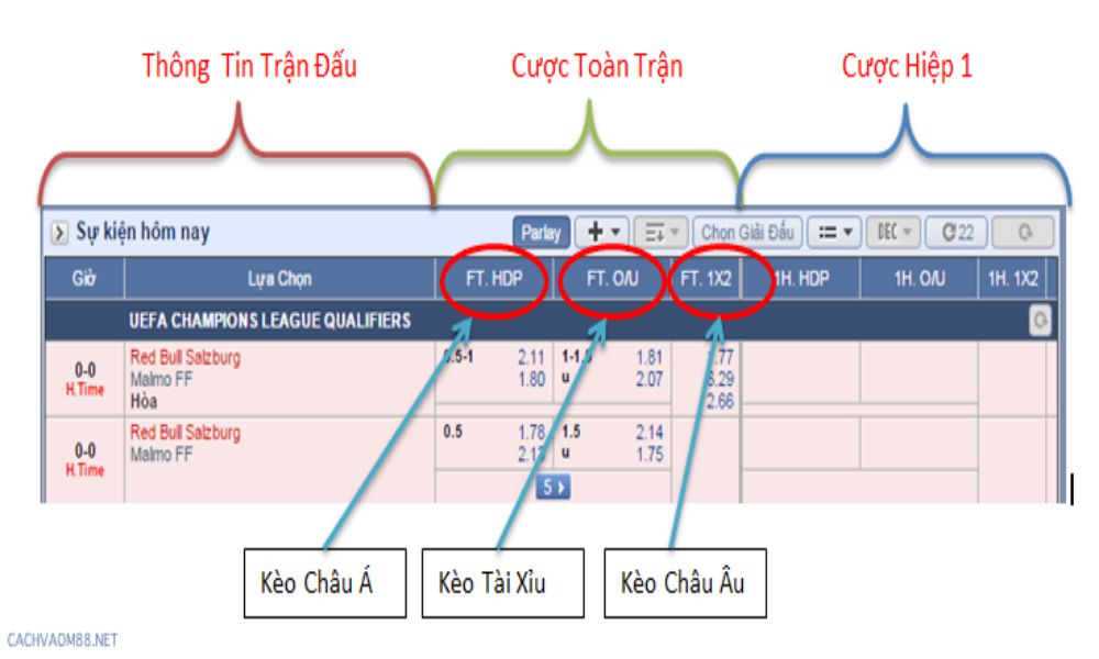 Hướng dẫn đọc kèo cá cược – kèo cá độ